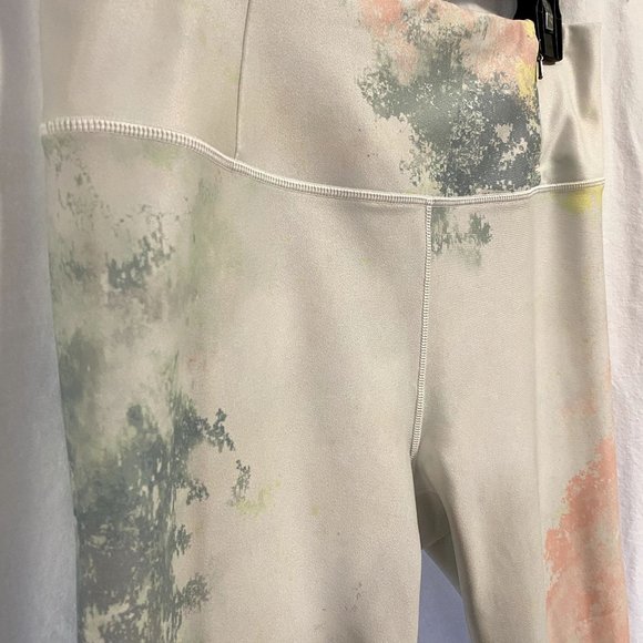 CALIA Essential Collection No‎ Seam Tie Dye Lemon Ice Leggings Size L - Picture 2 of 10